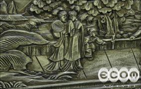 BOGATO RZEŹBIONY KUFER - zdjęcie 12