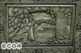 BOGATO RZEŹBIONY KUFER - zdjęcie 19