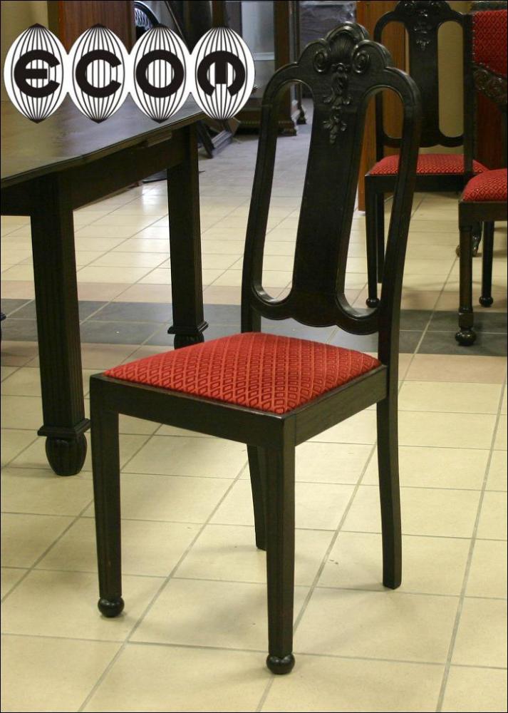 DĘBOWY STÓŁ Z SZEŚCIOMA KRZESŁAMI - 17