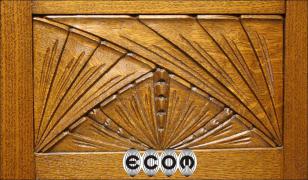 DĘBOWY KREDENS SECESYJNY - zdjęcie 4