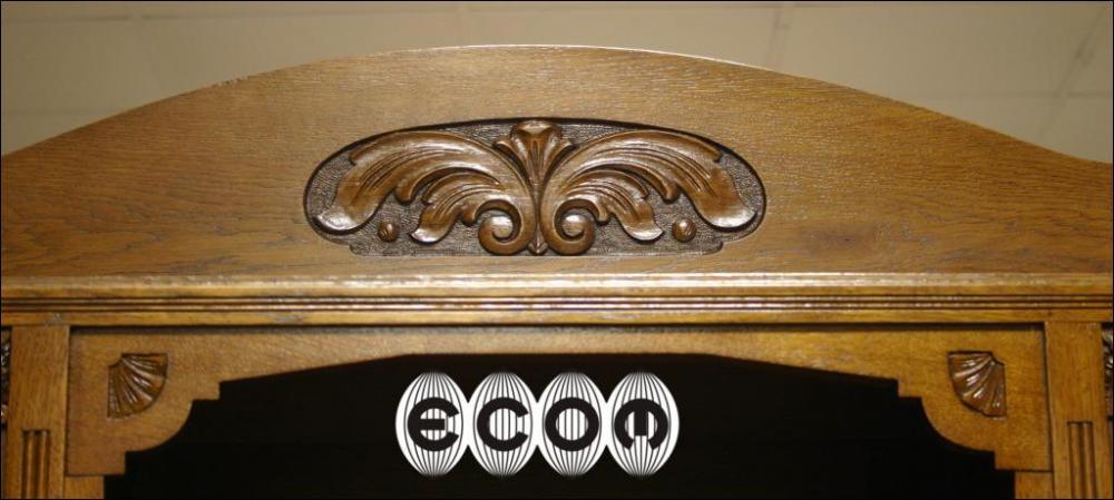 DĘBOWY KREDENS SECESYJNY - 5