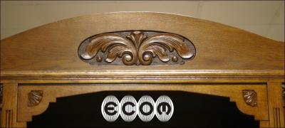 DĘBOWY KREDENS SECESYJNY - zdjęcie 6