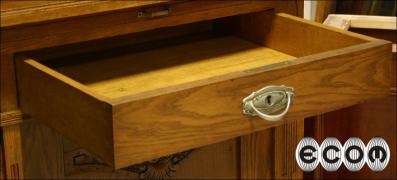 DĘBOWY KREDENS SECESYJNY - zdjęcie 10