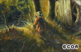 OBRAZ - MŁYN WODNY - zdjęcie 2