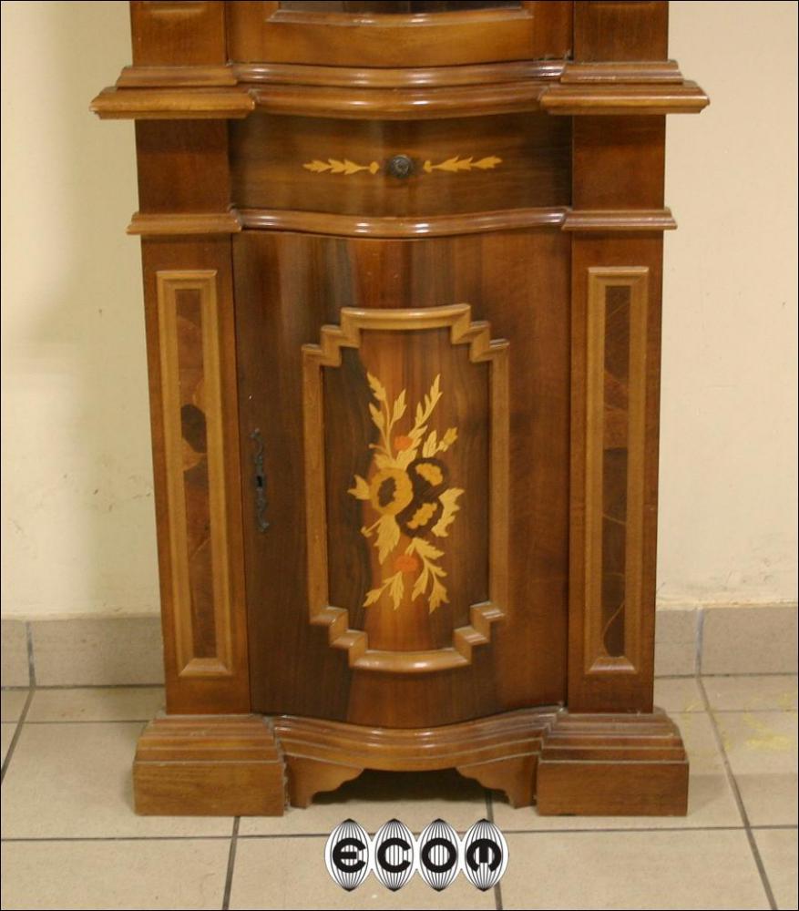 NAROŻNA, INTARSJOWANA WITRYNA - 4