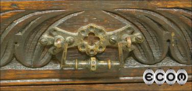 DĘBOWY NAROŻNIK Z XIX WIEKU - zdjęcie 5