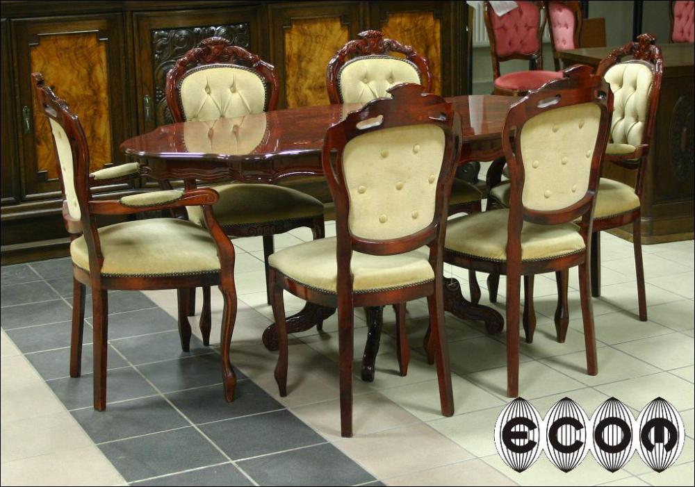 KOMPLET STOŁ + KRZESŁA - 1