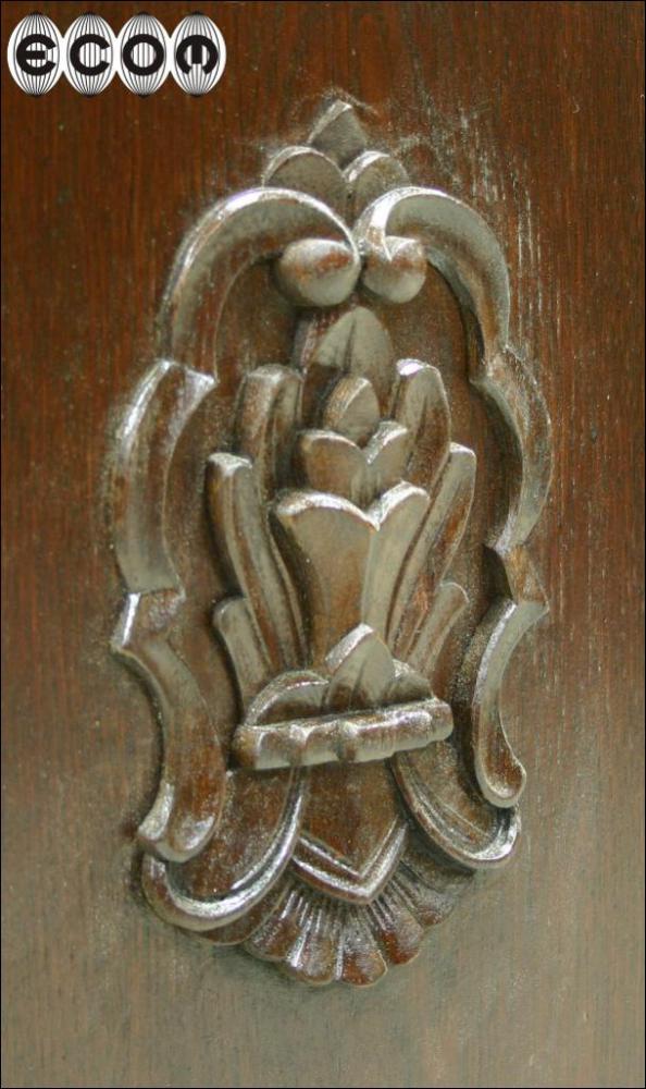 PIĘKNE, DĘBOWE BIURKO - 8