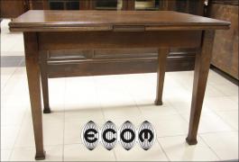 ROZKŁADANY STÓŁ SECESYJNY - zdjęcie 1