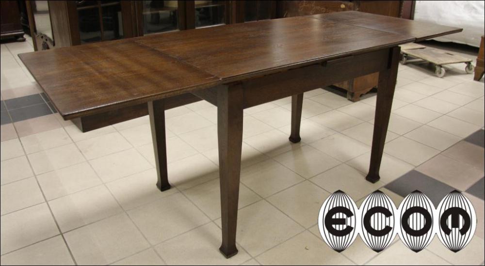 ROZKŁADANY STÓŁ SECESYJNY - 4