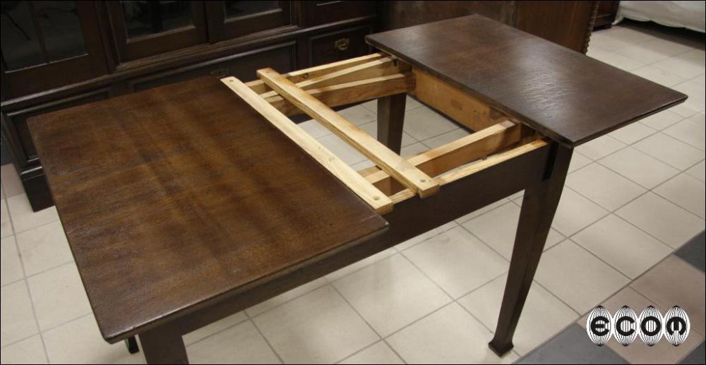 ROZKŁADANY STÓŁ SECESYJNY - 6