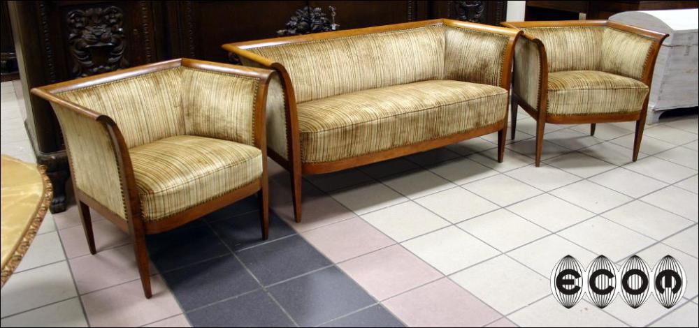KOMPLET WYPOCZYNKOWY BIEDERMEIER - 1