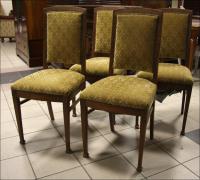 CZTERY DĘBOWE KRZESŁA - zdjęcie 1