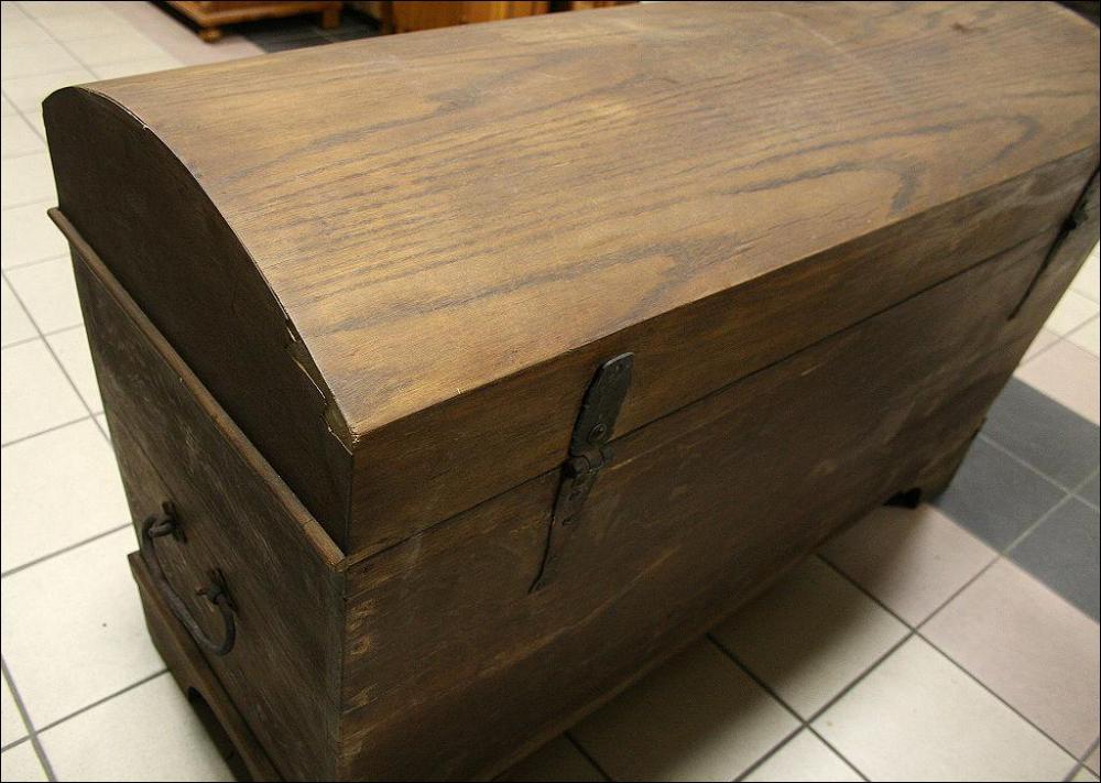 KUFER - SKRZYNIA DĘBOWA - 3