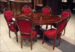 STÓŁ + 6 KRZESEŁ - zdjęcie 1