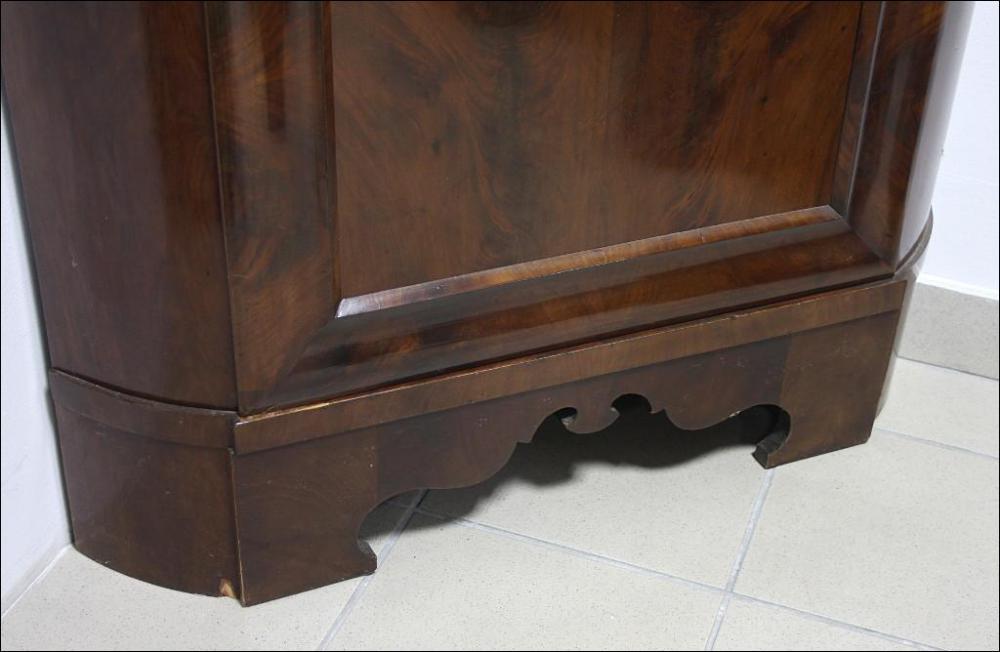 MAHONIOWY KĄTNIK  BIEDERMEIER - 1