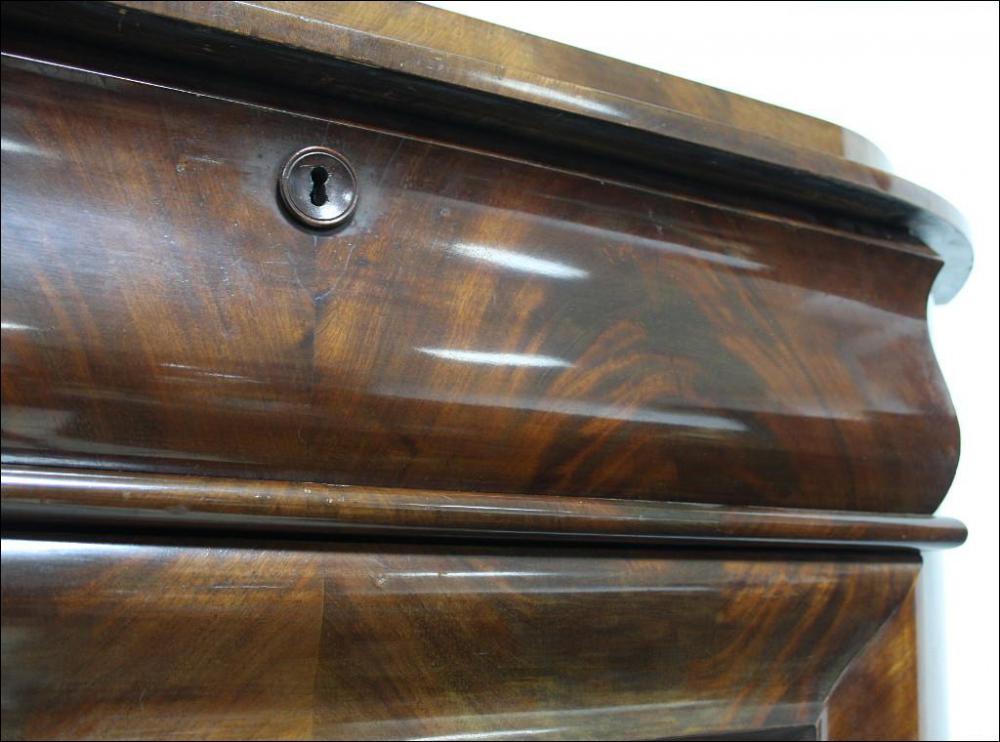 MAHONIOWY KĄTNIK  BIEDERMEIER - 4