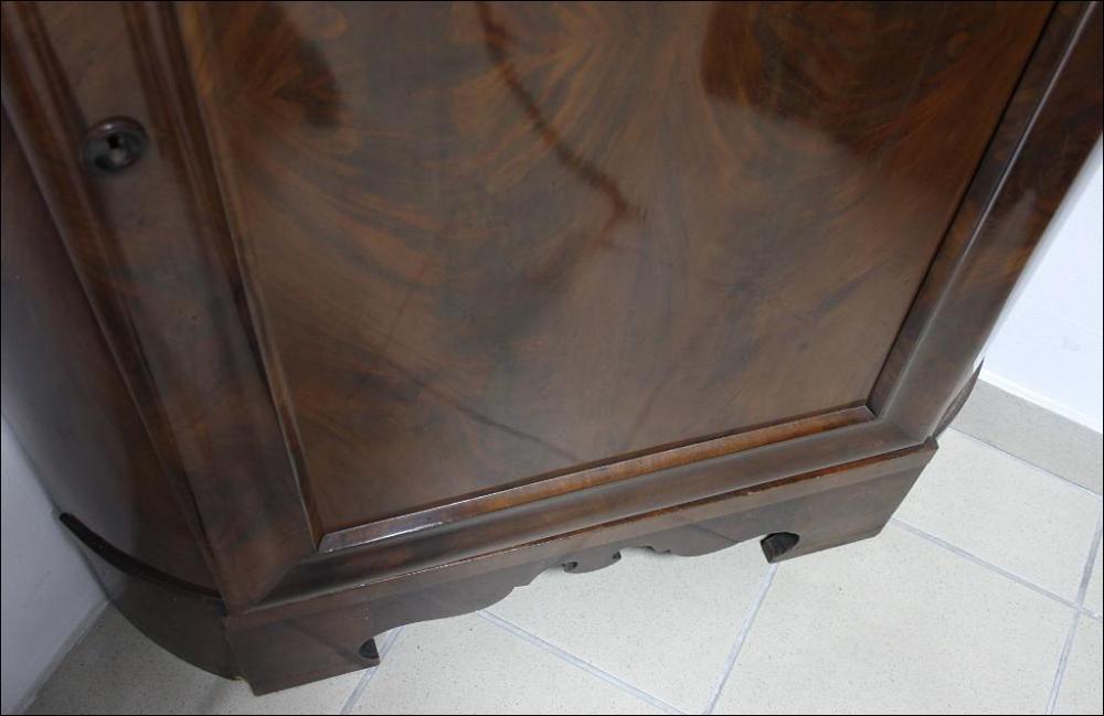 MAHONIOWY KĄTNIK  BIEDERMEIER - 7