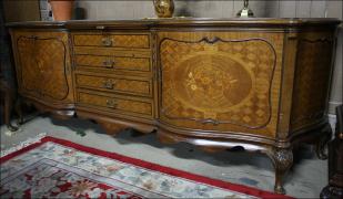 INTARSJOWANY BUFET CHIPPENDALE - zdjęcie 2