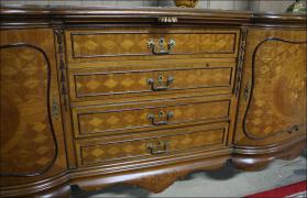 INTARSJOWANY BUFET CHIPPENDALE - zdjęcie 4