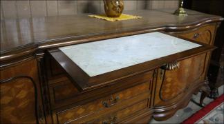 INTARSJOWANY BUFET CHIPPENDALE - zdjęcie 6