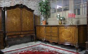 INTARSJOWANY BUFET CHIPPENDALE - zdjęcie 8