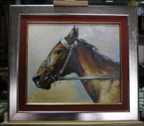 OBRAZ - PORTRET KONIA J. GELL - zdjęcie 1