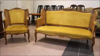SOFA + FOTEL CHIPPENDALE - zdjęcie 1