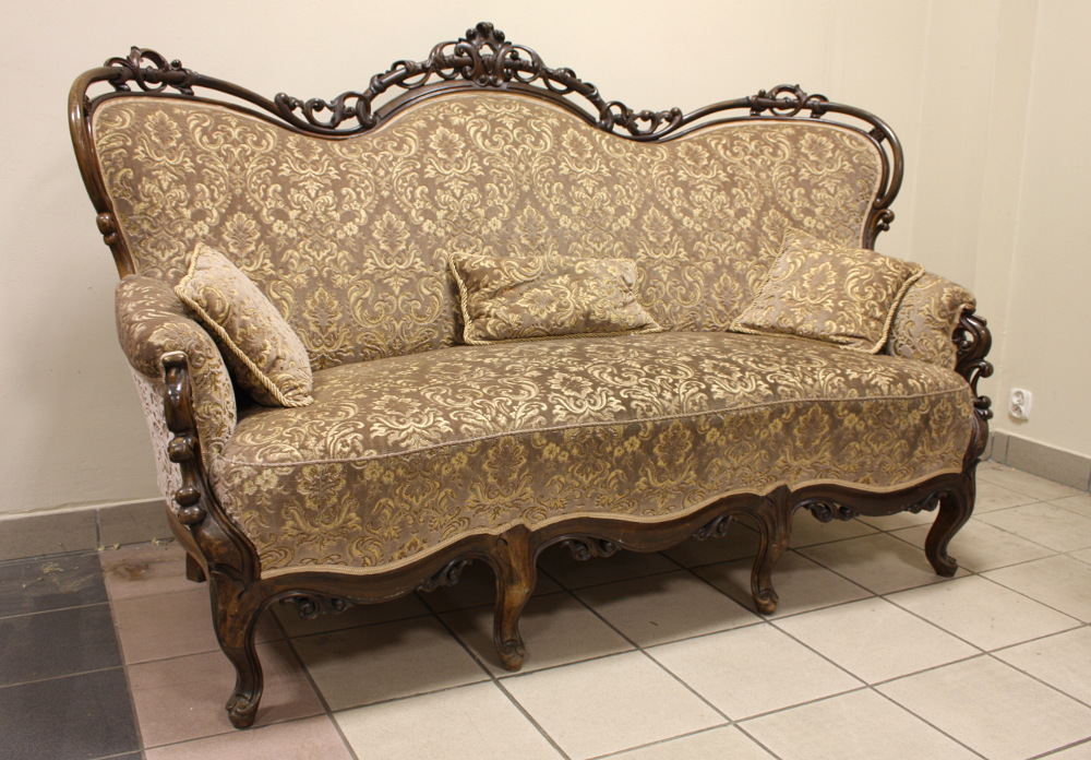 PIĘKNA SOFA Z 2 POŁOWY XIX WIEKU - 1
