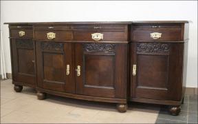 BUFET DĘBOWY - SECESJA - zdjęcie 2