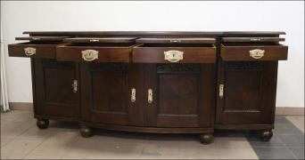 BUFET DĘBOWY - SECESJA - zdjęcie 3