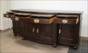 BUFET DĘBOWY - SECESJA - zdjęcie 4