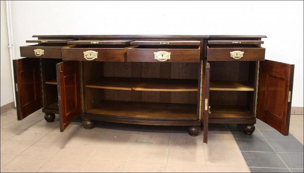 BUFET DĘBOWY - SECESJA - 4