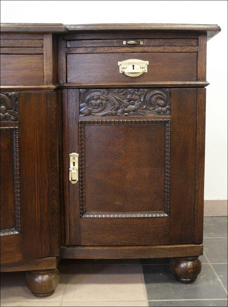 BUFET DĘBOWY - SECESJA - 6