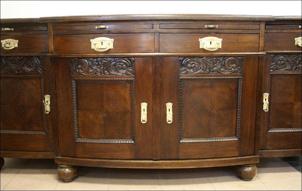 BUFET DĘBOWY - SECESJA - 7