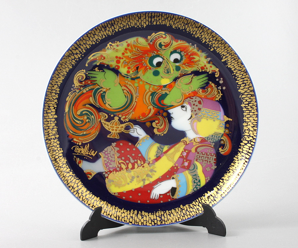 KOMPLET 10 TALERZY OZDOBNYCH Z SERII Alladin und die Wunderlampe / Rosenthal / - 4
