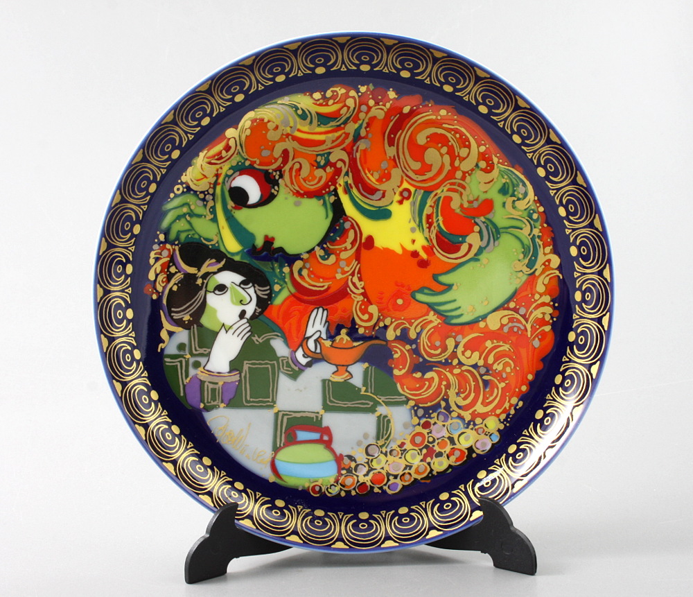 KOMPLET 10 TALERZY OZDOBNYCH Z SERII Alladin und die Wunderlampe / Rosenthal / - 5