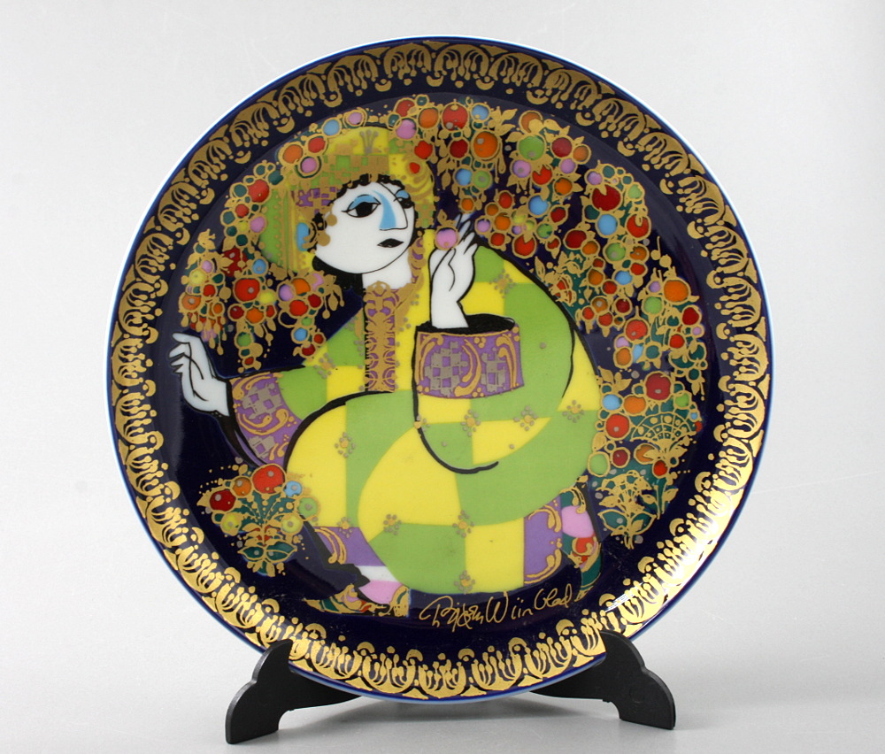 KOMPLET 10 TALERZY OZDOBNYCH Z SERII Alladin und die Wunderlampe / Rosenthal / - 6