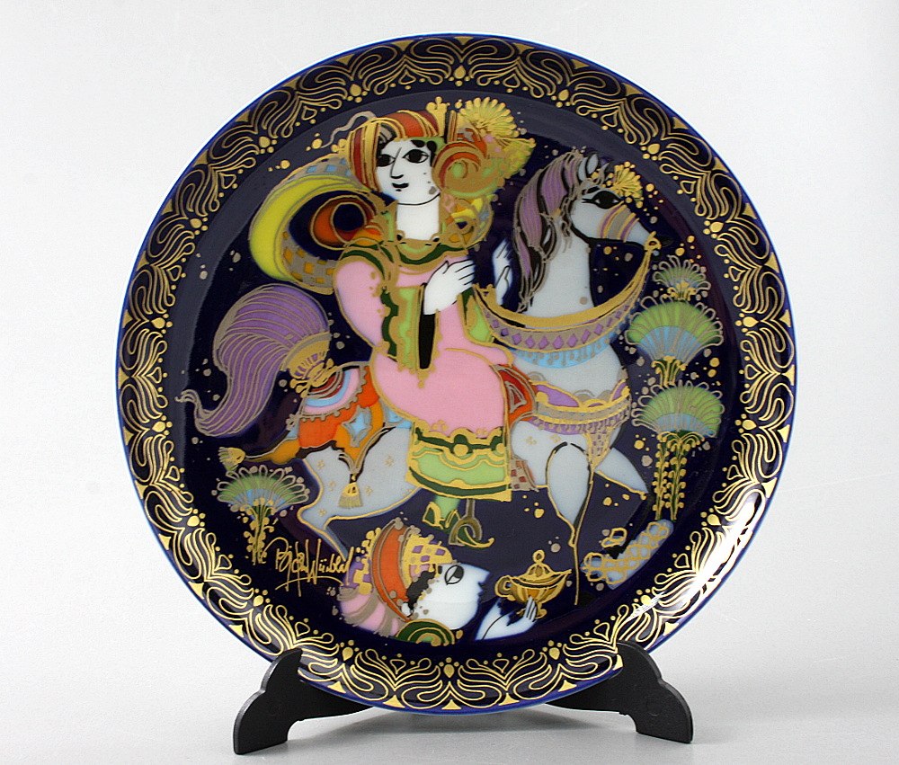 KOMPLET 10 TALERZY OZDOBNYCH Z SERII Alladin und die Wunderlampe / Rosenthal / - 7