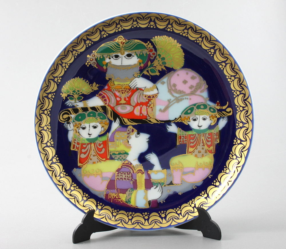 KOMPLET 10 TALERZY OZDOBNYCH Z SERII Alladin und die Wunderlampe / Rosenthal / - 8