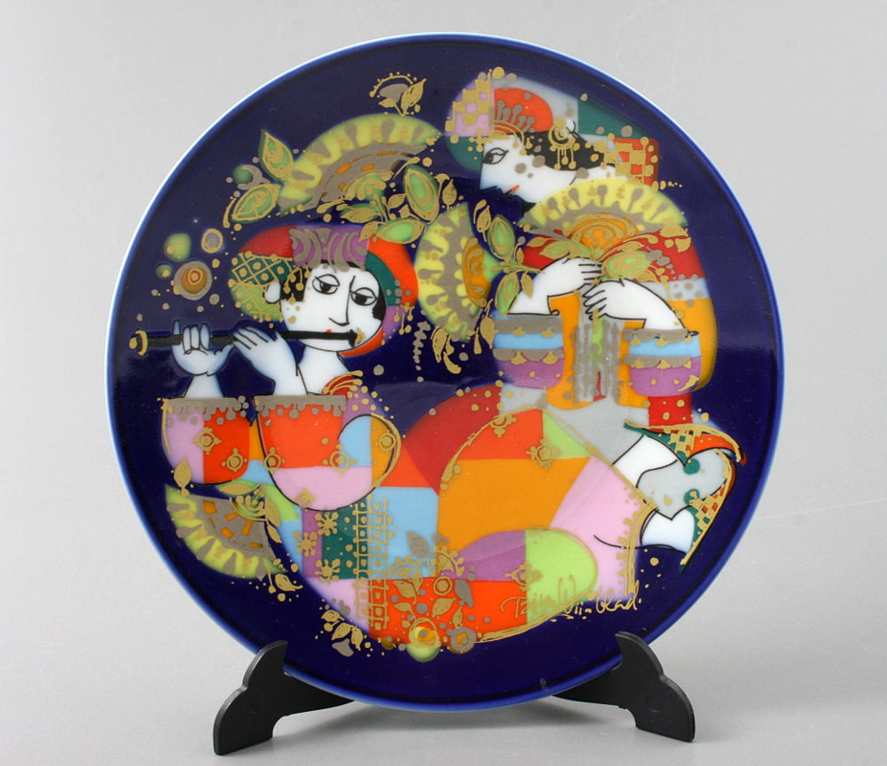 DWA TALERZE DEKORACYJNE / Rosenthal / - 2