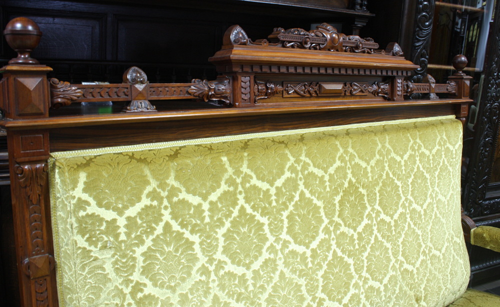 KOMPLET EKLEKTYCZNY / SOFA + 2 FOTELE / - 7