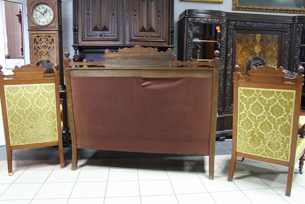 KOMPLET EKLEKTYCZNY / SOFA + 2 FOTELE / - 15