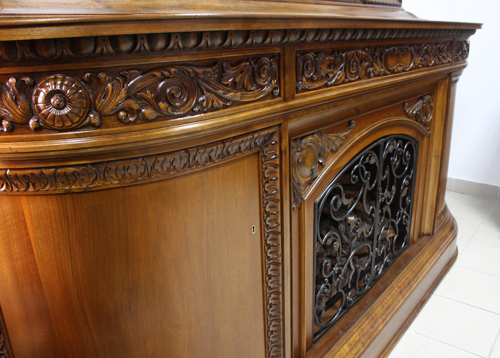 KREDENS Z 'KOMINKIEM' LUB BARKIEM - 5