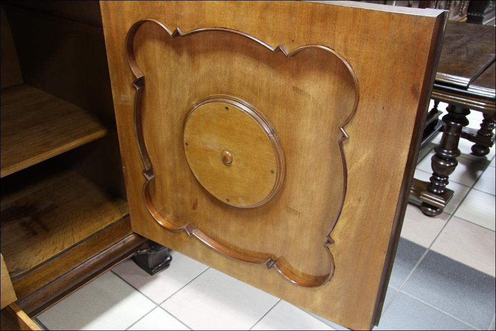 OLBRZYMI DĘBOWY BUFET - 11