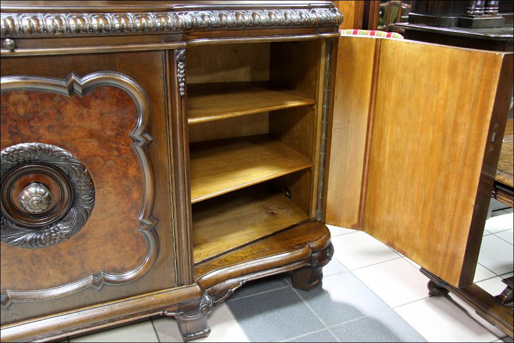 OLBRZYMI DĘBOWY BUFET - 12