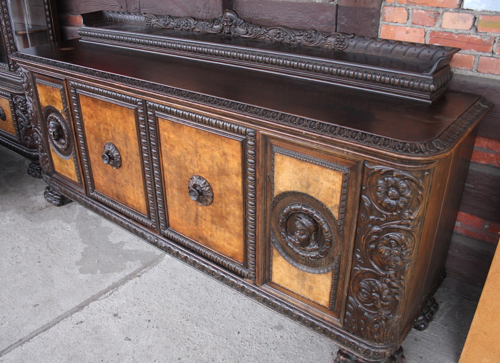 DUŻY DĘBOWY BUFET - 4