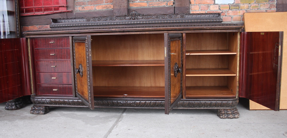 DUŻY DĘBOWY BUFET - 12