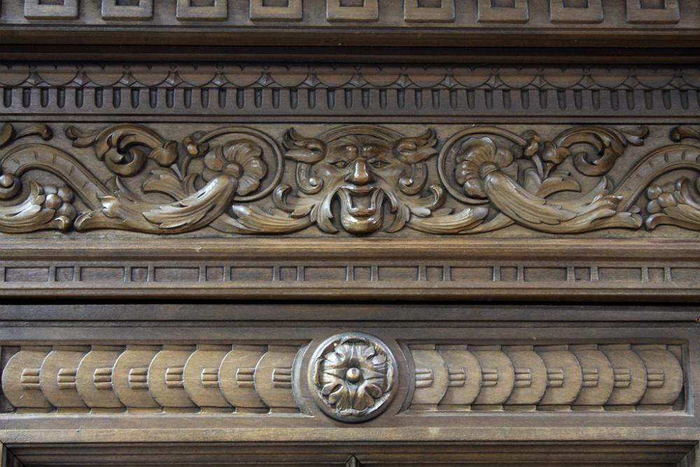 OLBRZYMI DĘBOWY GABINET - 8