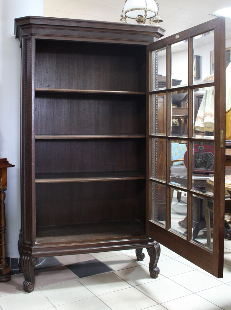 DĘBOWA WITRYNA-BIBLIOTECZKA - 3